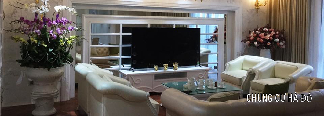 Thi công nội thất chung cư Hà Đô - Chị Phương thi công phòng khách