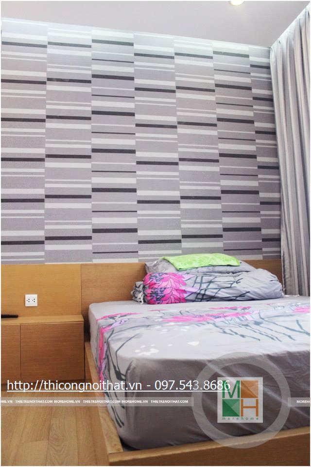 Thi công nội thất chung cư Huyndai HillState - Chị Thủy thi công phòng ngủ